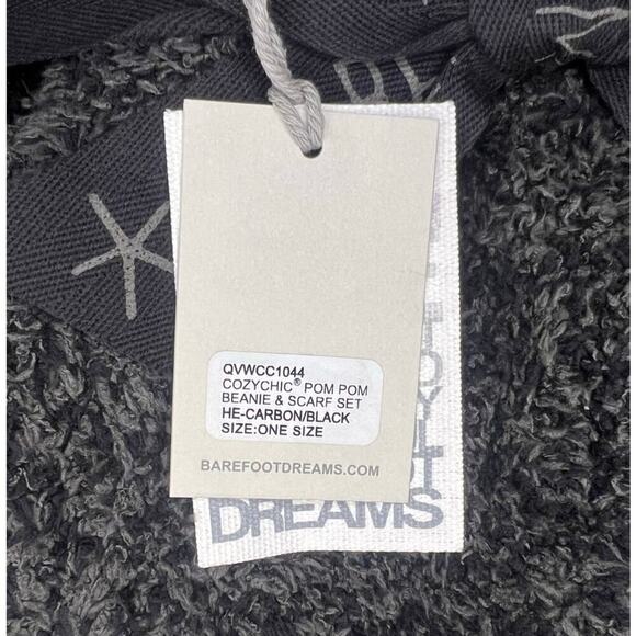 Barefoot Dreams - Cozy Chic Pom Pom Beanie & Scarf Set - Picture 2 of 5